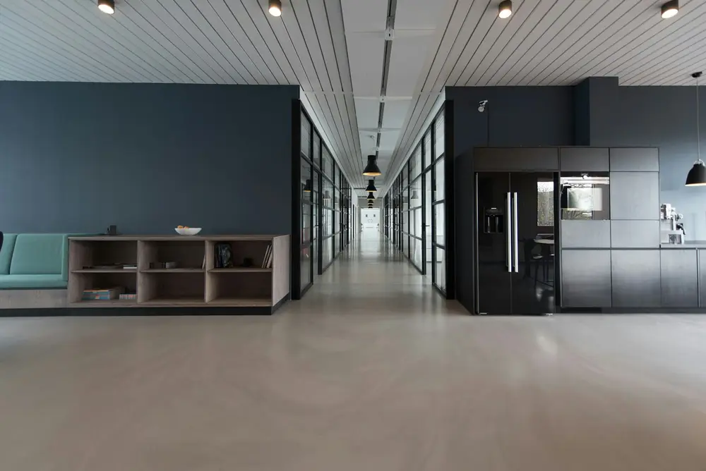 Modern workspace interior